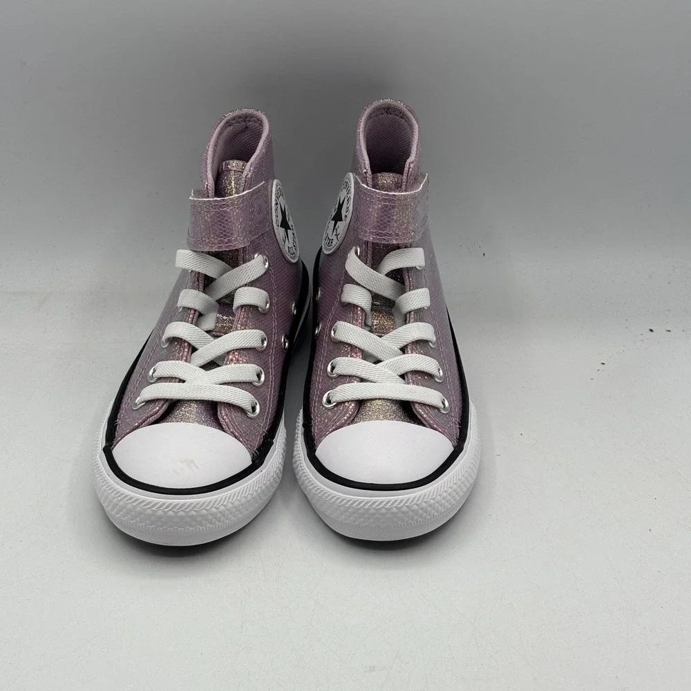 Converse Chuck Taylor All Star 1V Hi Shoes Kids Size 11 Lilac White A14343C